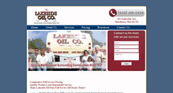 Desktop Screenshot of lakesideoilco.com